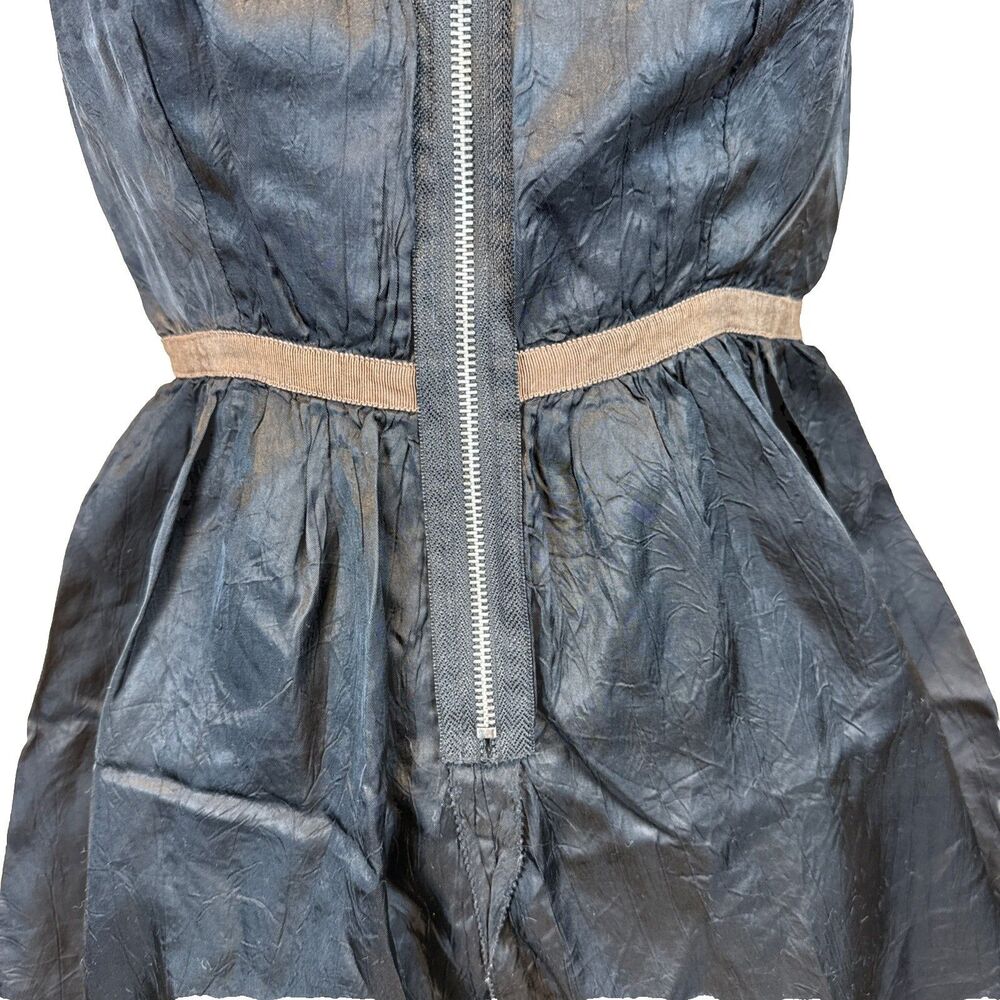 Free People MiniDress black Strapless 6 Corset Boho Festival Prom - Picture 3 of 16